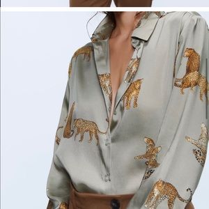 Cheetah Blouse